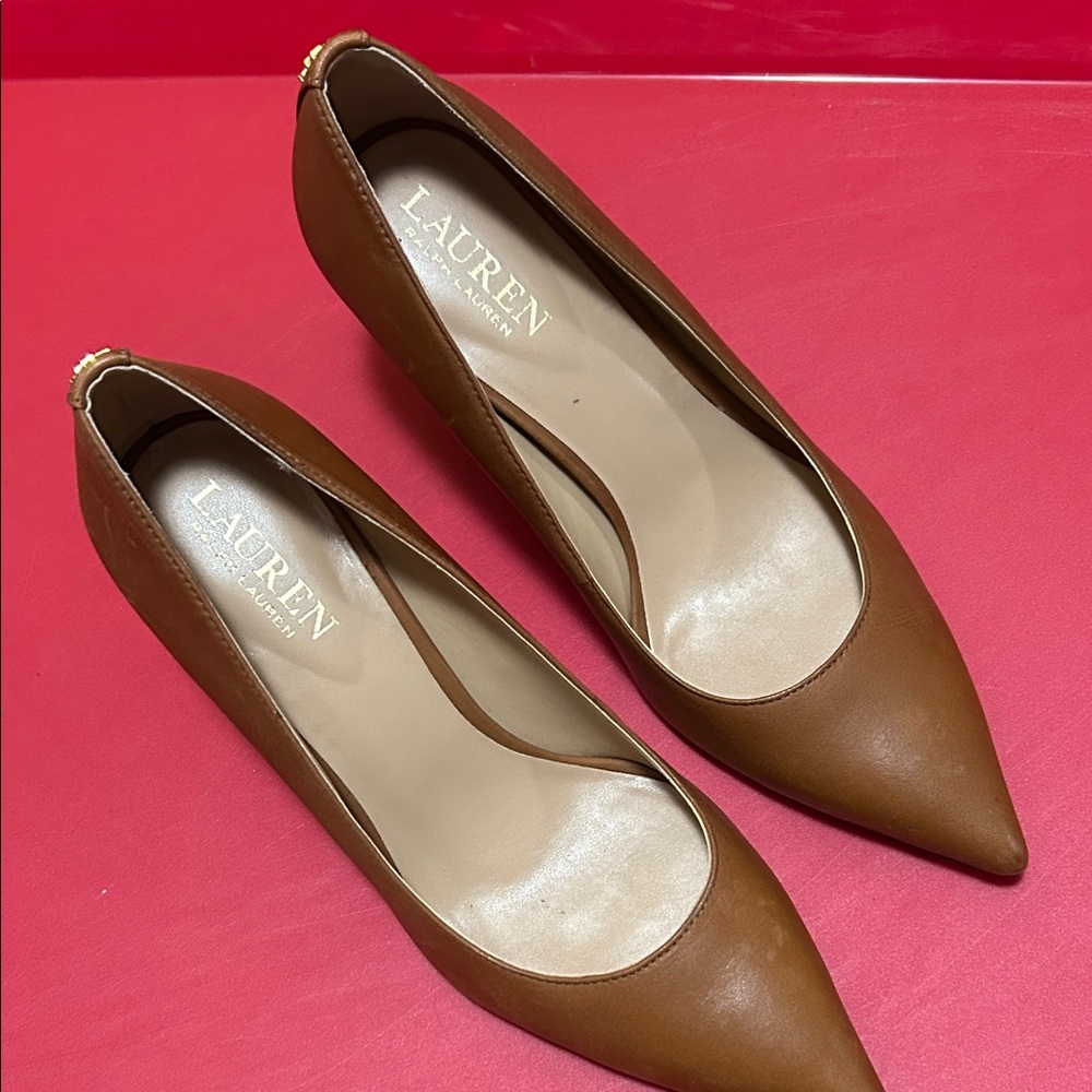 Ralph Lauren Brown Heels